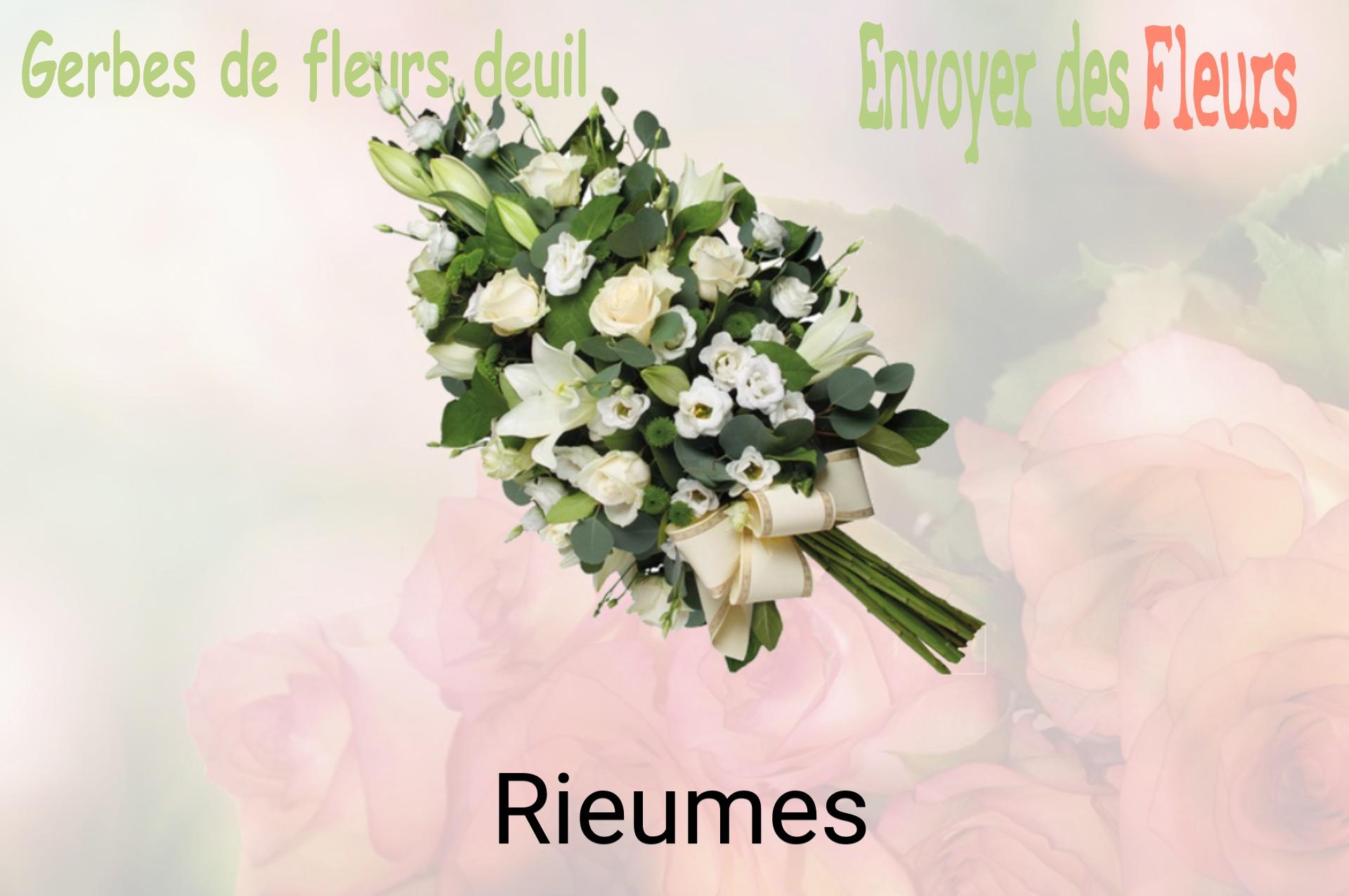 Gerbe de fleurs de deuil livrée à Rieumes